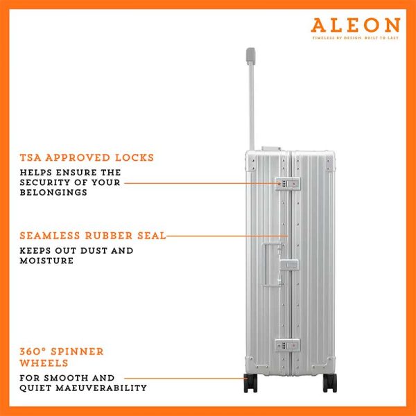 Aleon Aluminum 30" Macro Traveler Suitcase Aleon