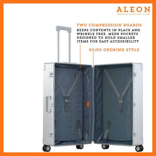 Aleon Aluminum 30" Macro Traveler Suitcase Aleon