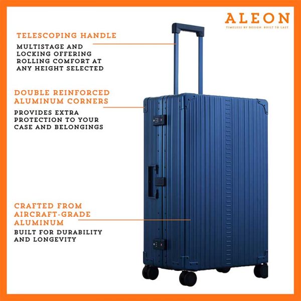 Aleon Aluminum 30" Macro Traveler Suitcase Aleon