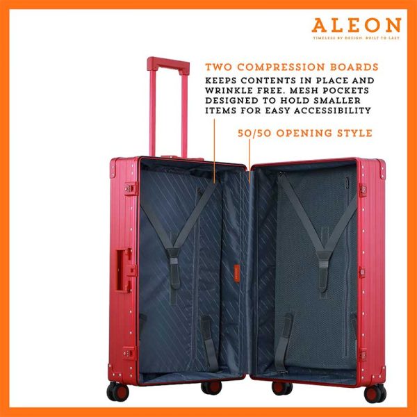 Aleon Aluminum 30" Macro Traveler Suitcase Aleon