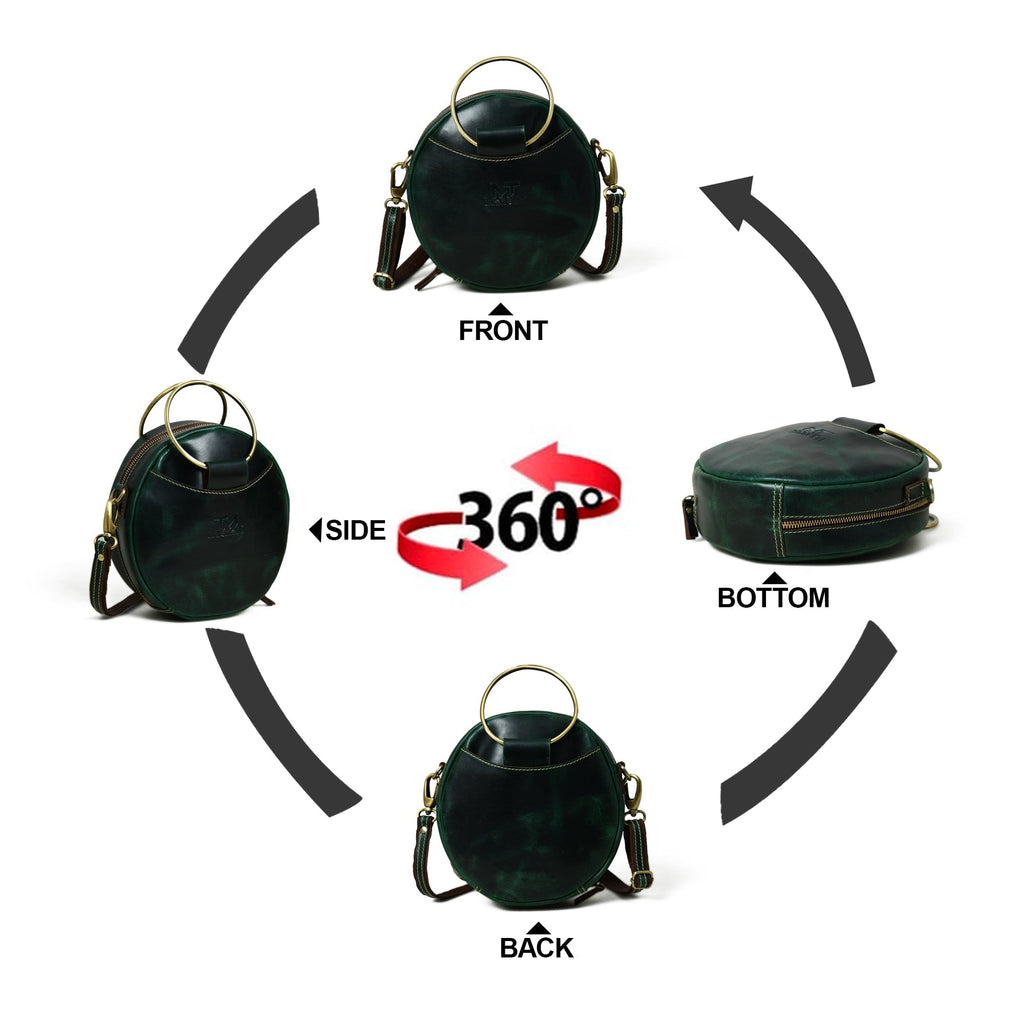 Rosie Sling Circle Bag Classy Leather Bags