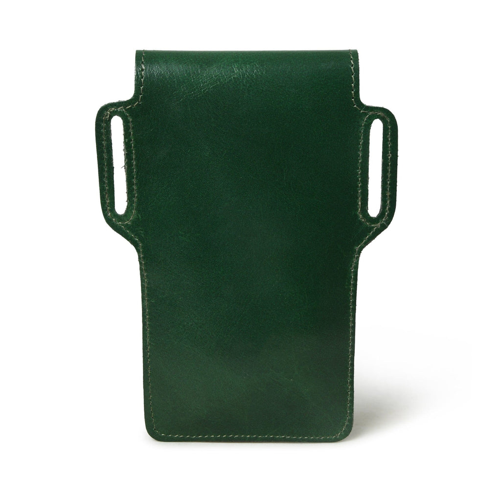 Mobile Holster Case- Green Classy Leather Bags