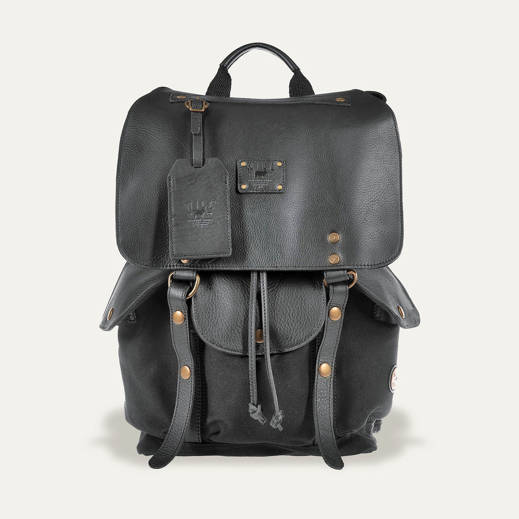 Lennon Canvas & Leather Backpack Will Leather Goods
