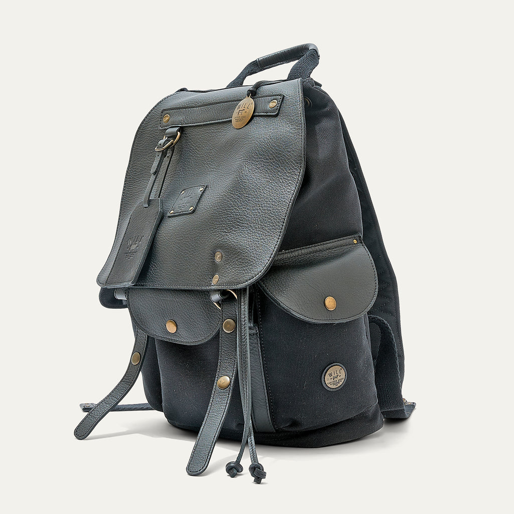 Lennon Canvas & Leather Backpack Will Leather Goods