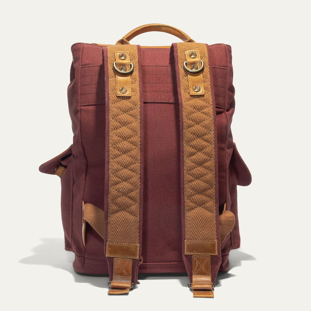 Lennon Canvas & Leather Backpack Will Leather Goods