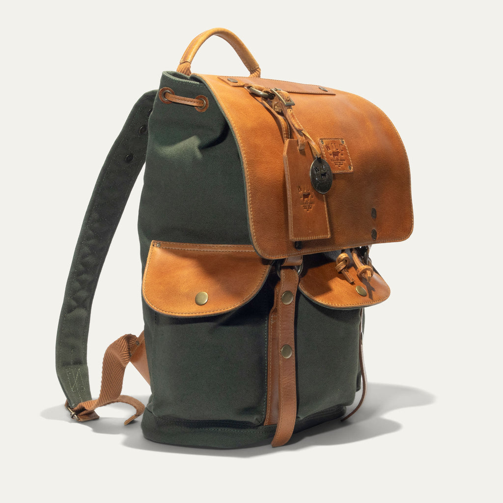 Lennon Canvas & Leather Backpack Will Leather Goods