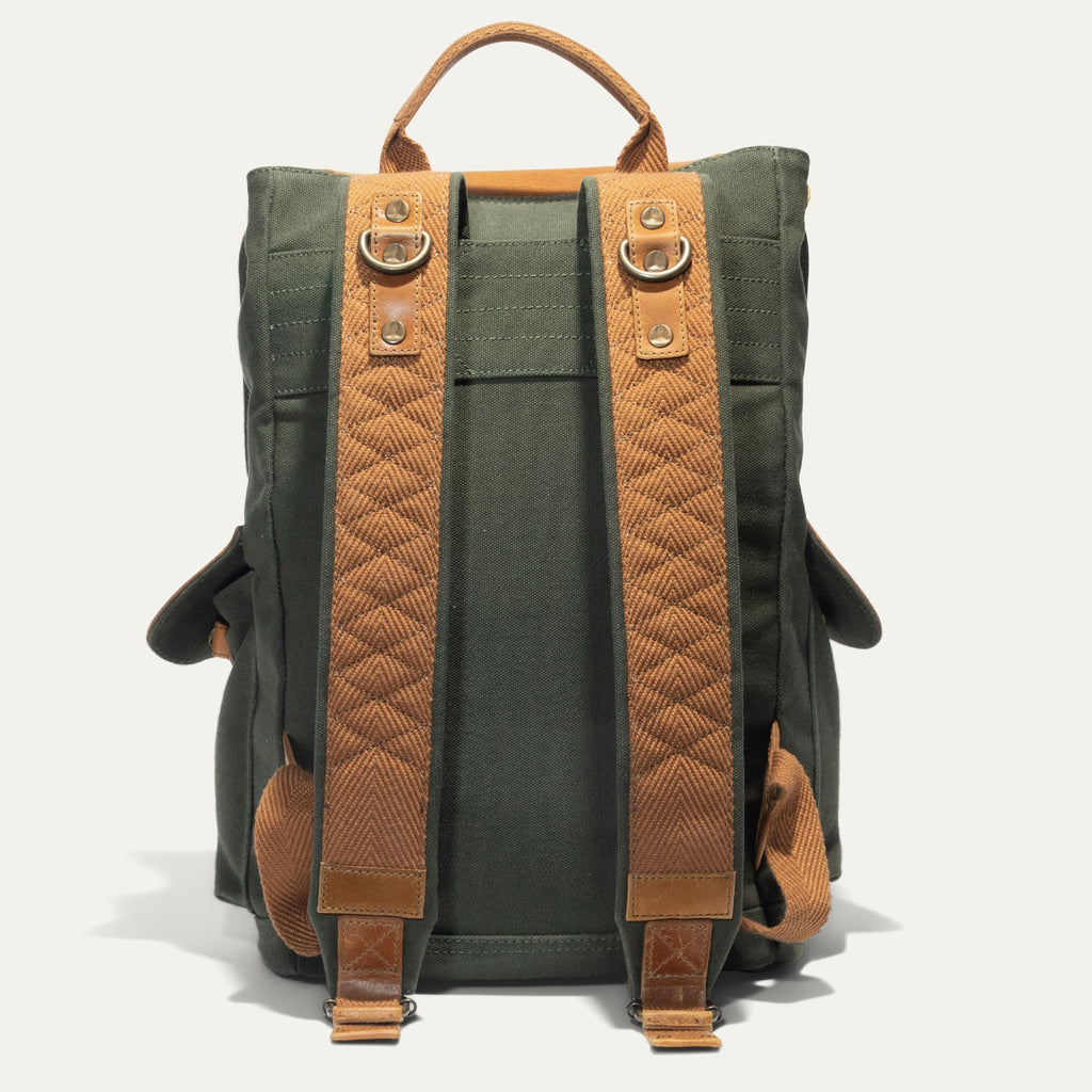 Lennon Canvas & Leather Backpack Will Leather Goods