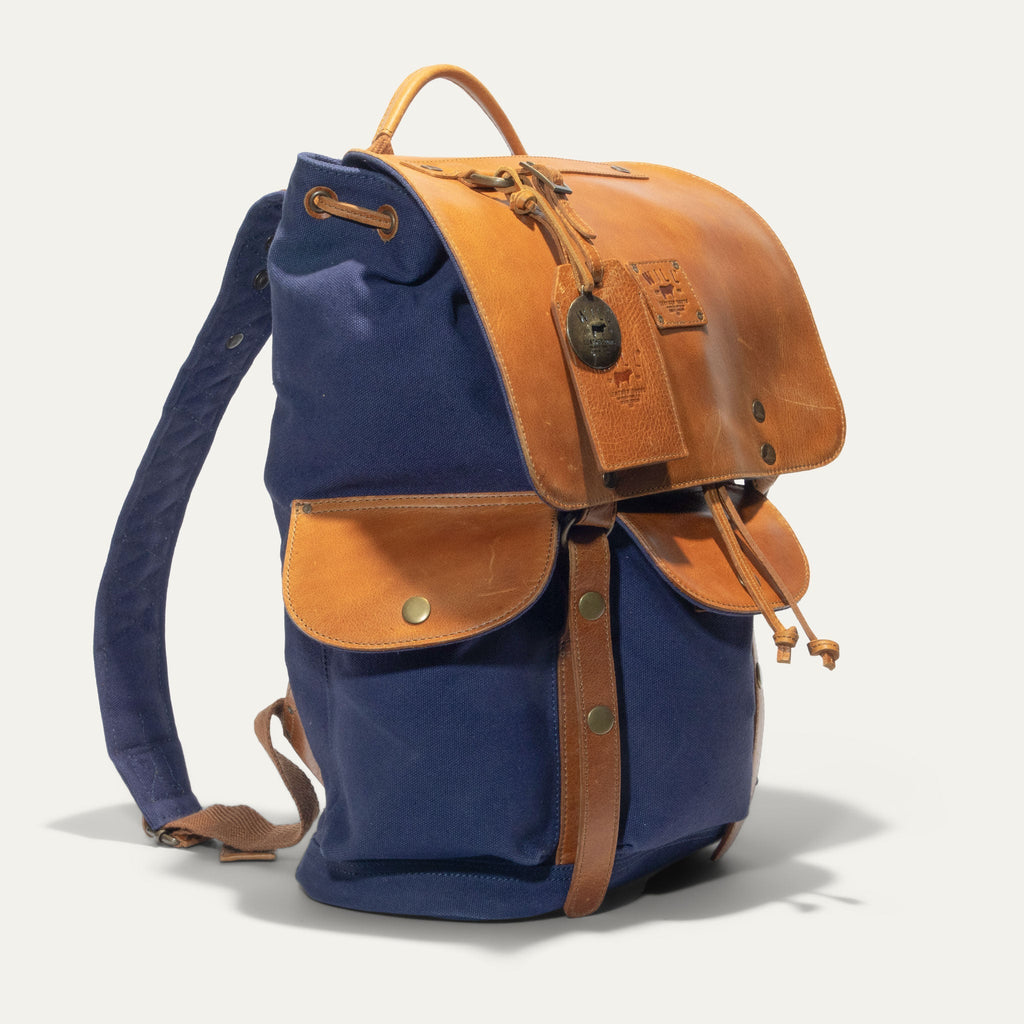 Lennon Canvas & Leather Backpack Will Leather Goods