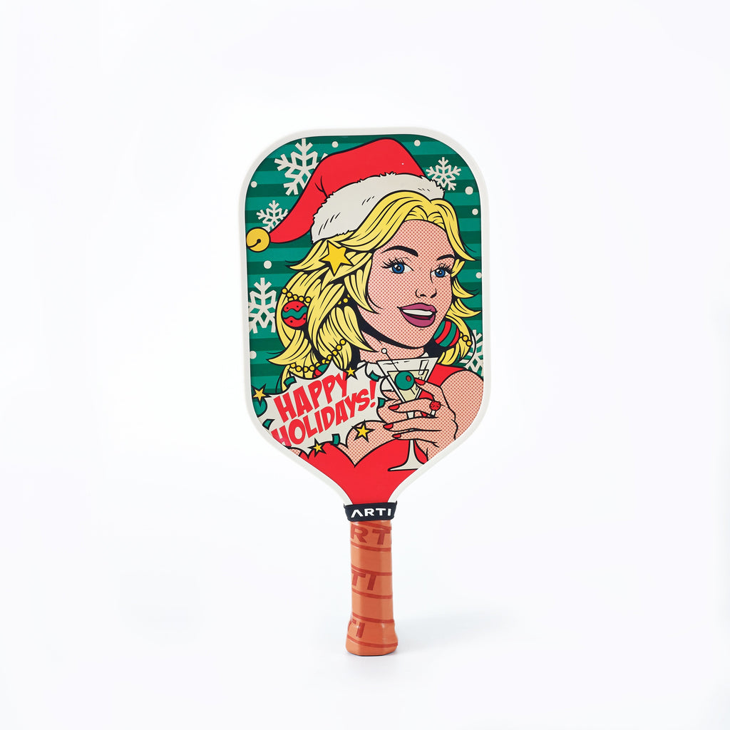 ARTI 16mm Carbon Fiber Kristen&Kristy "Happy Holidays" Paddle ARTI