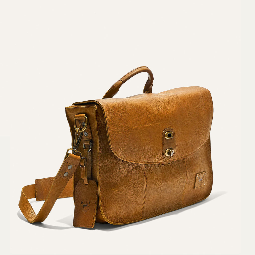 Kent Leather Messenger Will Leather Goods