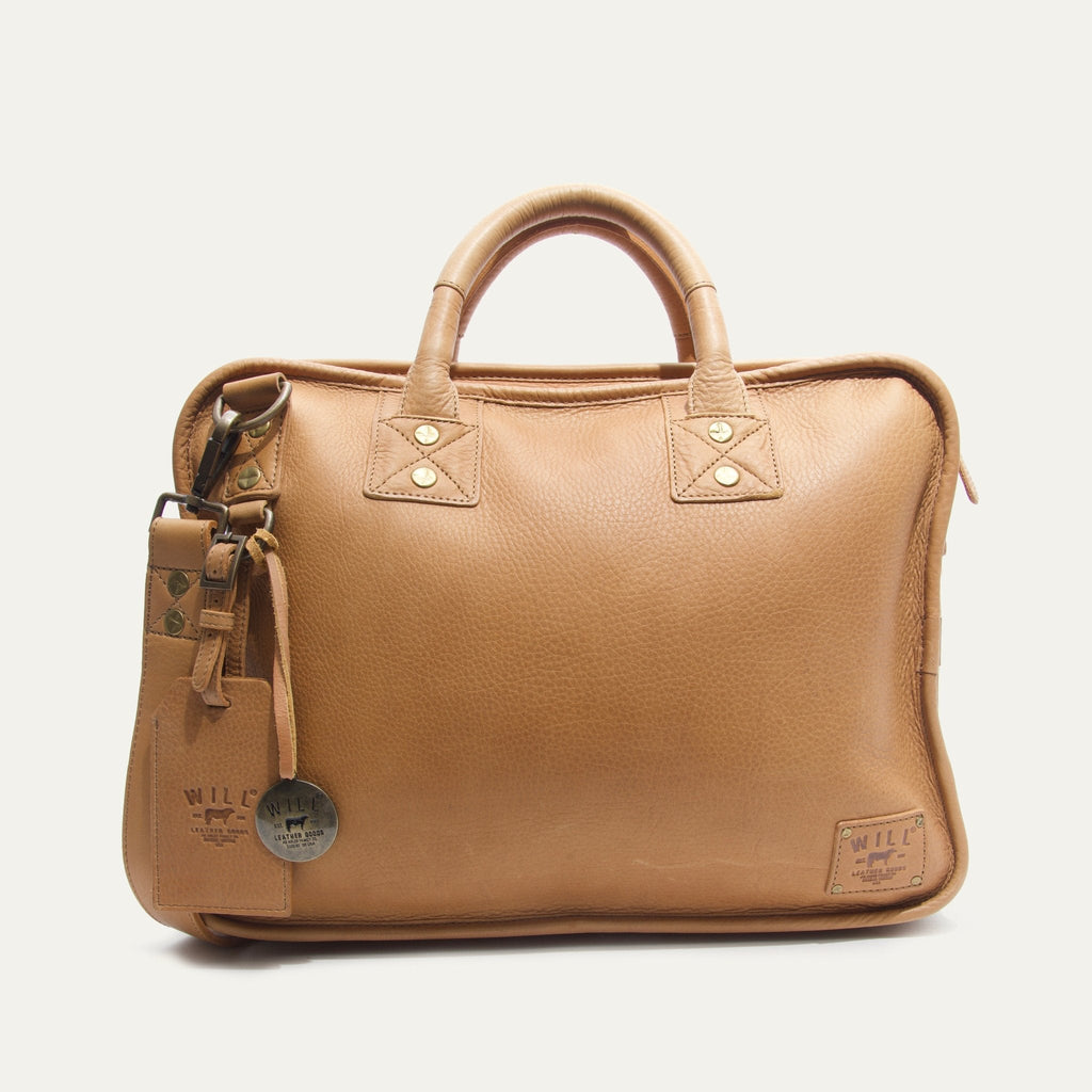 Hank Double Zip Briefcase Will Leather Goods