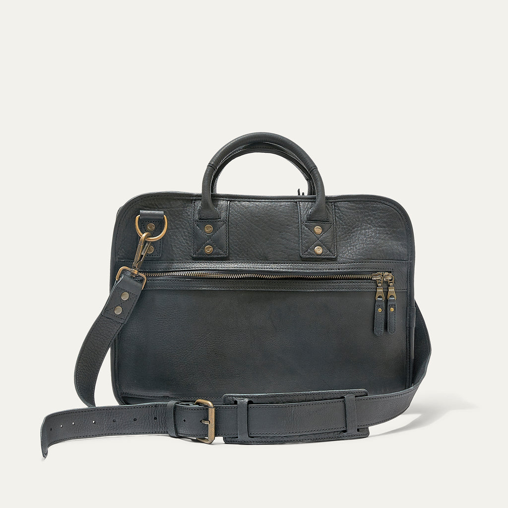 Hank Double Zip Briefcase Will Leather Goods
