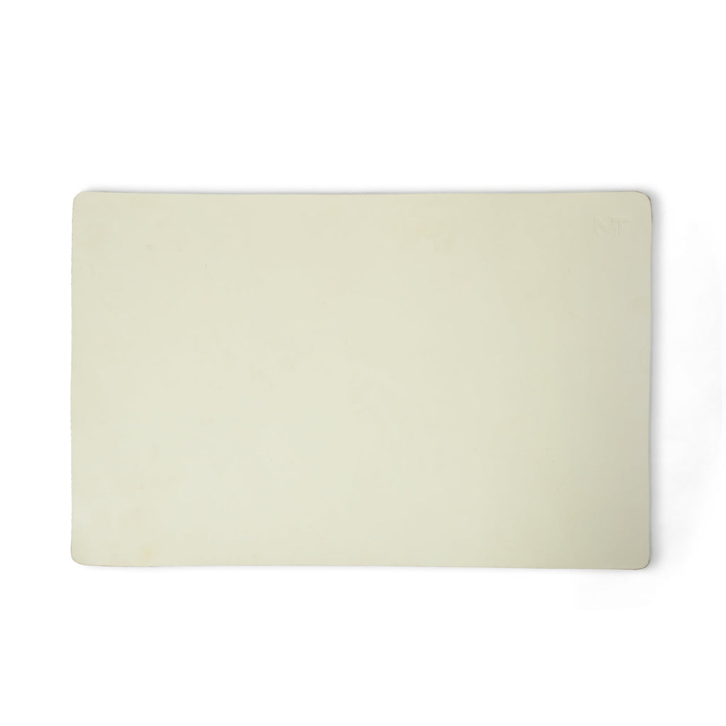 Ivory Elegance Leather Desk Mat + Mouse Pad Classy Leather Bags