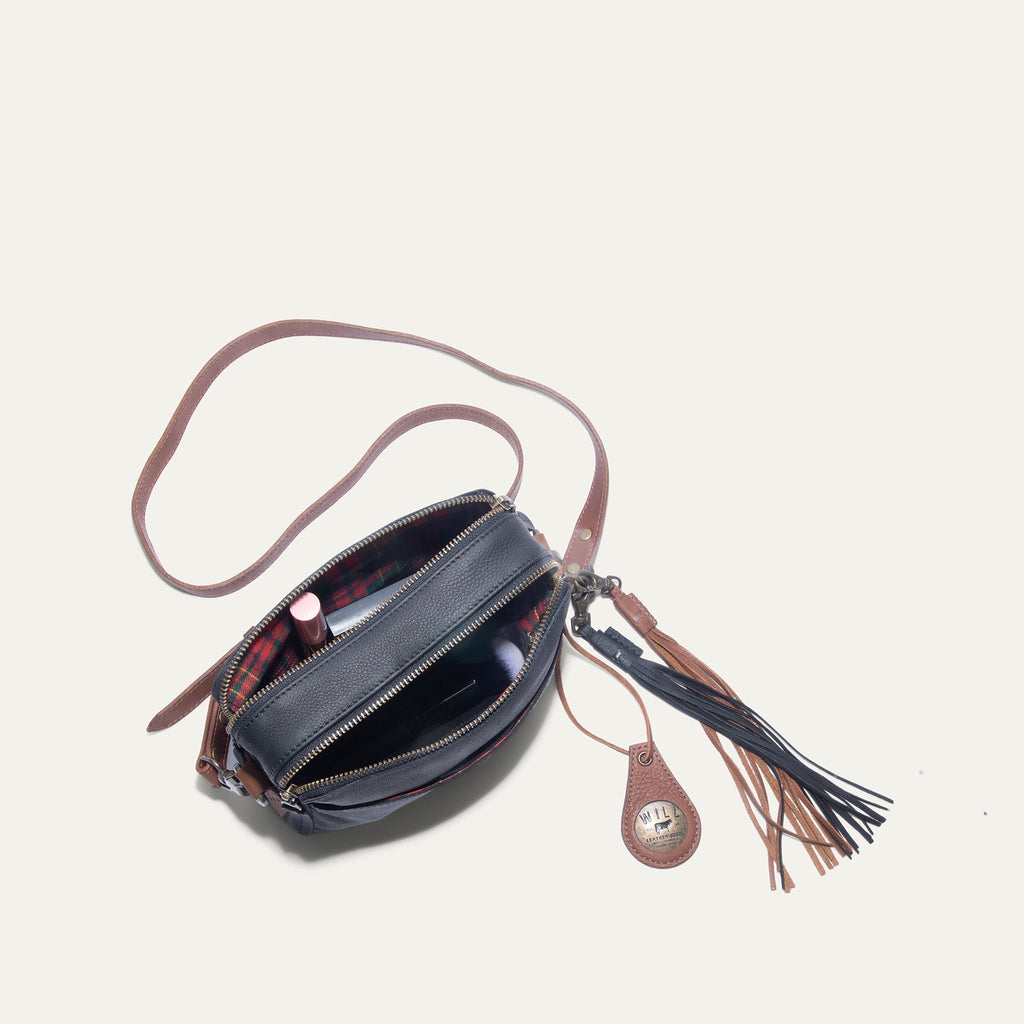 Everyday Double Zip Leather Crossbody Will Leather Goods
