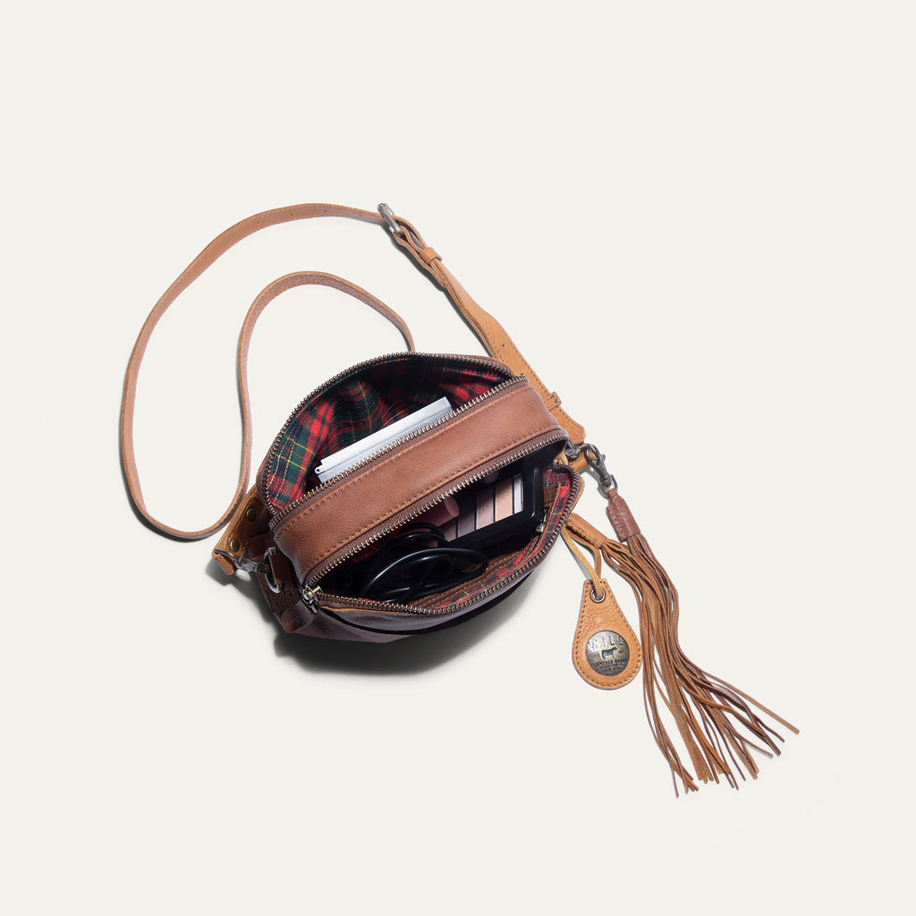 Everyday Double Zip Leather Crossbody Will Leather Goods