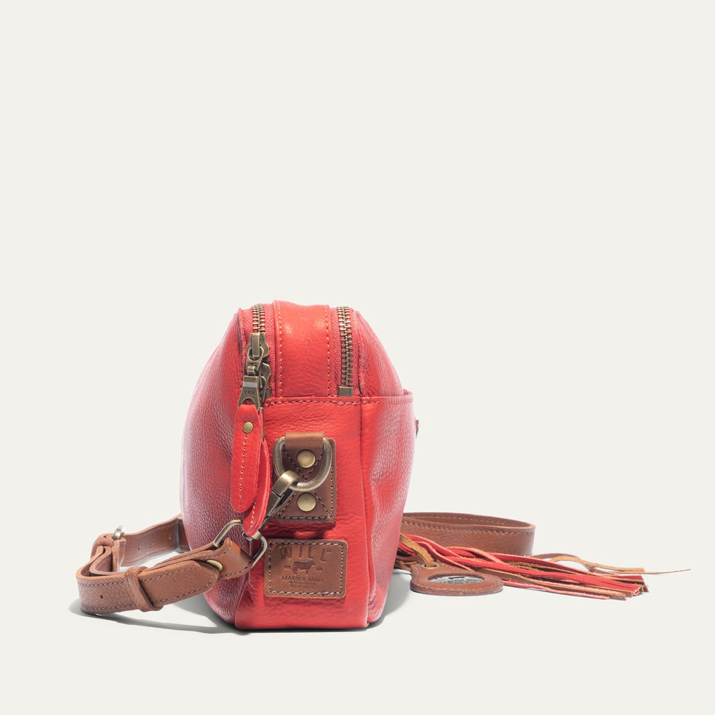 Everyday Double Zip Leather Crossbody Will Leather Goods