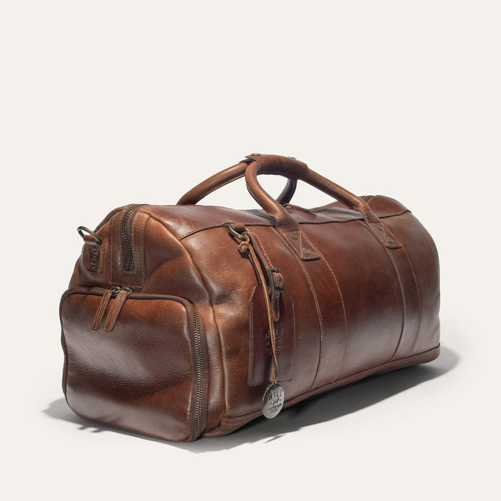 Leather Atticus Shoe Duffle Will Leather Goods