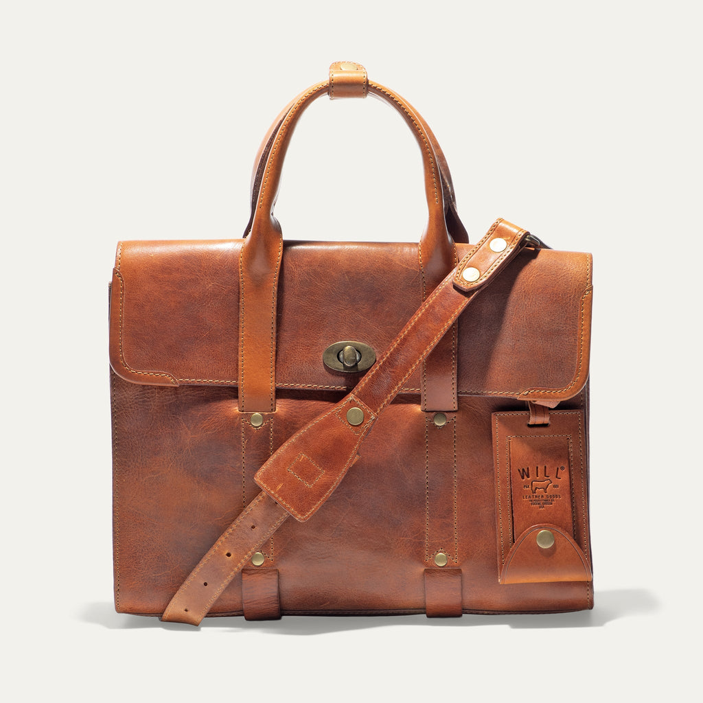William Slim Briefcase Will Leather Goods