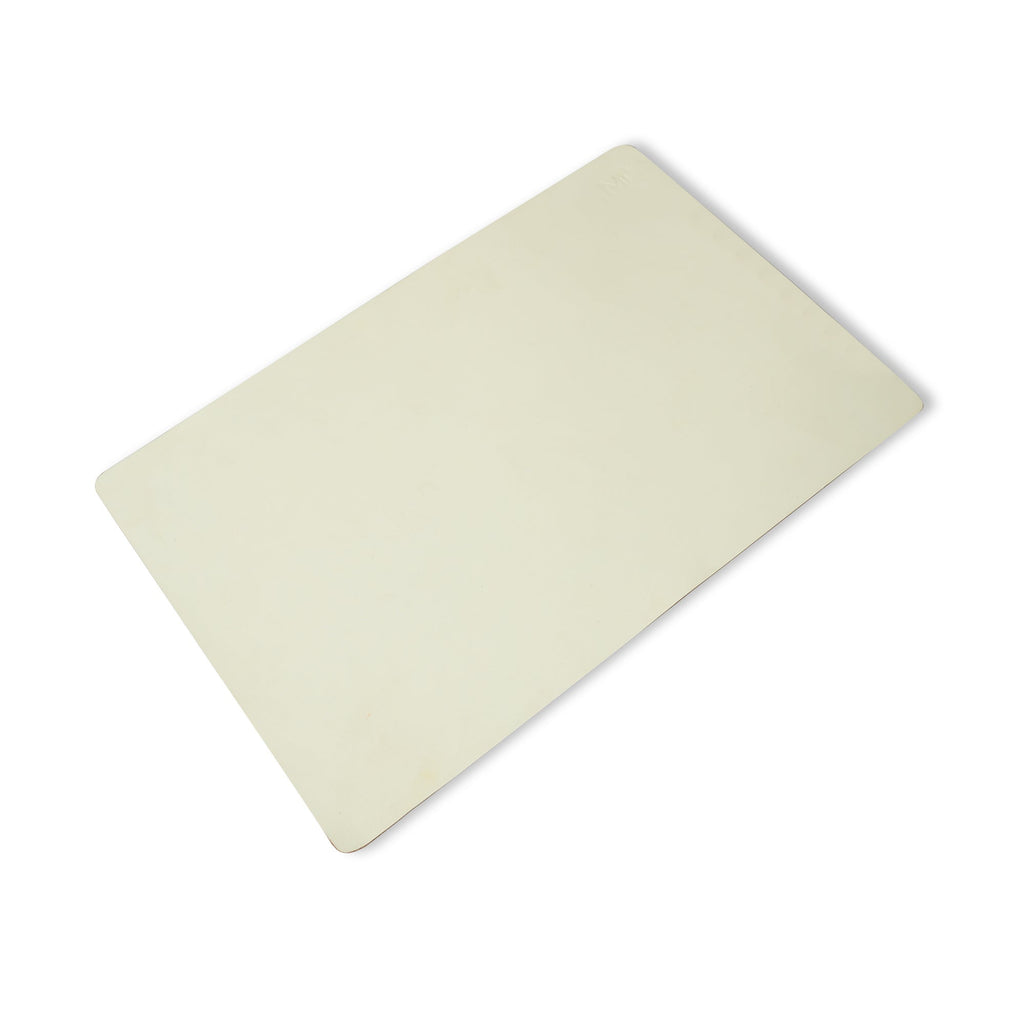 Ivory Elegance Leather Desk Mat + Mouse Pad Classy Leather Bags