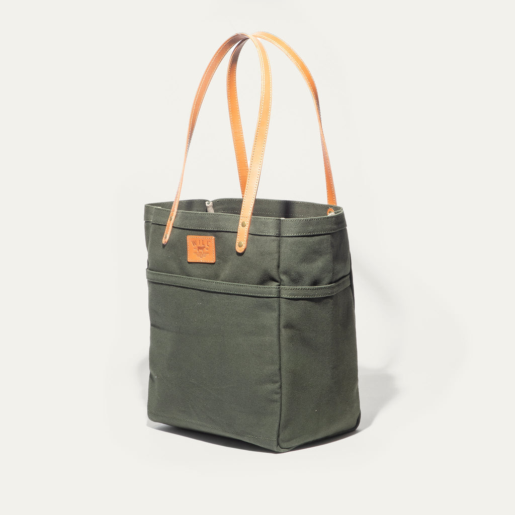 Waxed Canvas Work Tote Will Leather Goods
