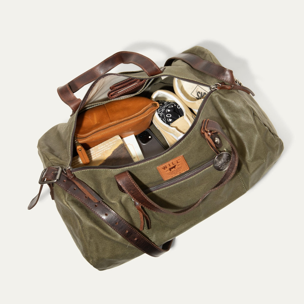 Rainline Canvas Duffle Will Leather Goods