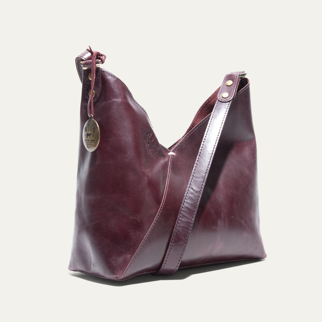 Simple Mini "V" Hobo Will Leather Goods