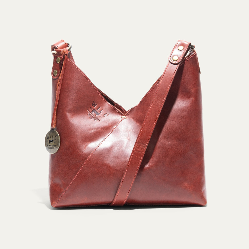 Simple Mini "V" Hobo Will Leather Goods