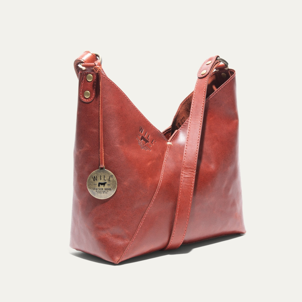 Simple Mini "V" Hobo Will Leather Goods