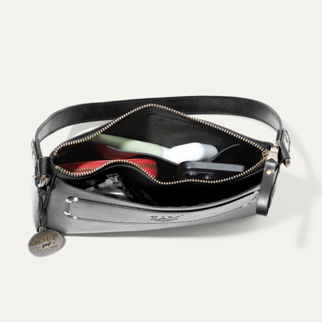 Simple Mini Top Zip Shoulder Will Leather Goods
