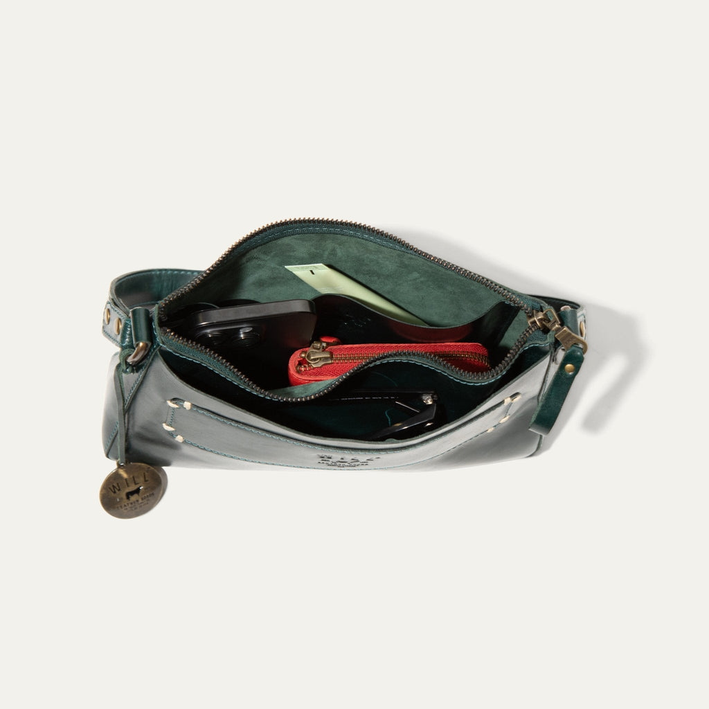 Simple Mini Top Zip Shoulder Will Leather Goods