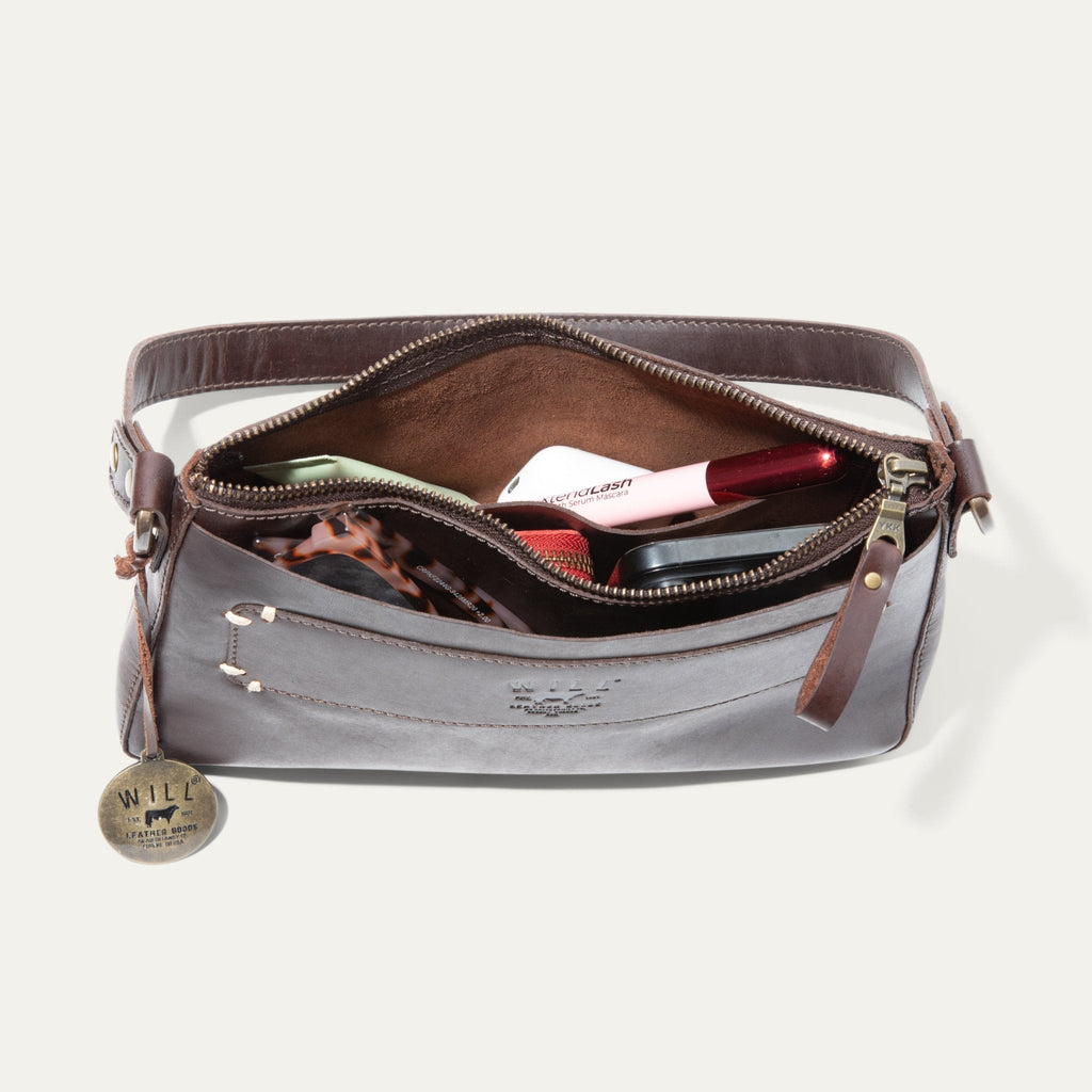 Simple Mini Top Zip Shoulder Will Leather Goods
