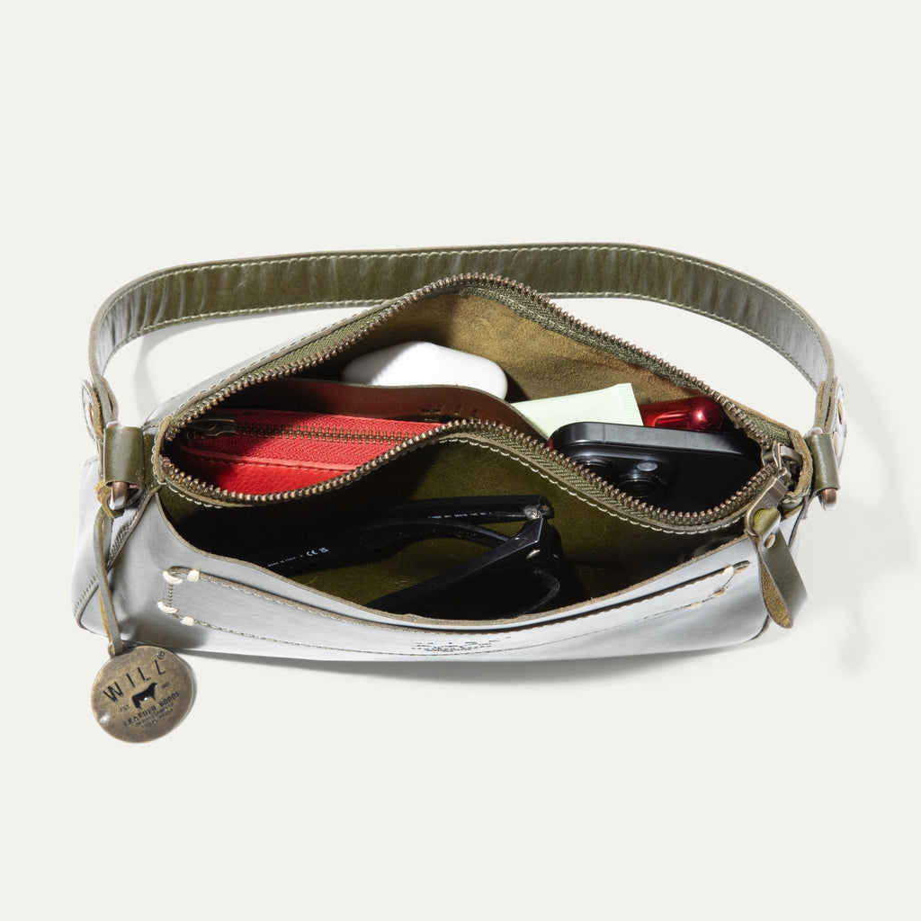 Simple Mini Top Zip Shoulder Will Leather Goods