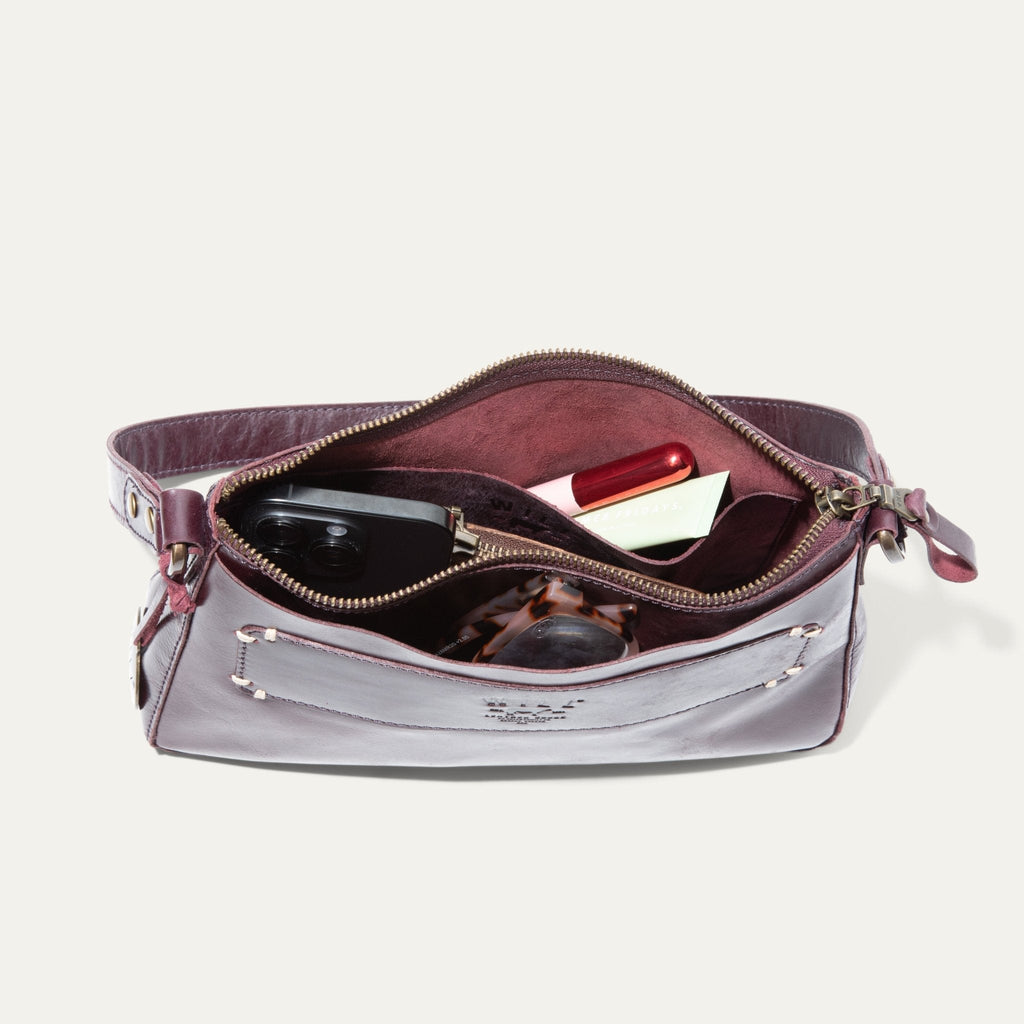 Simple Mini Top Zip Shoulder Will Leather Goods