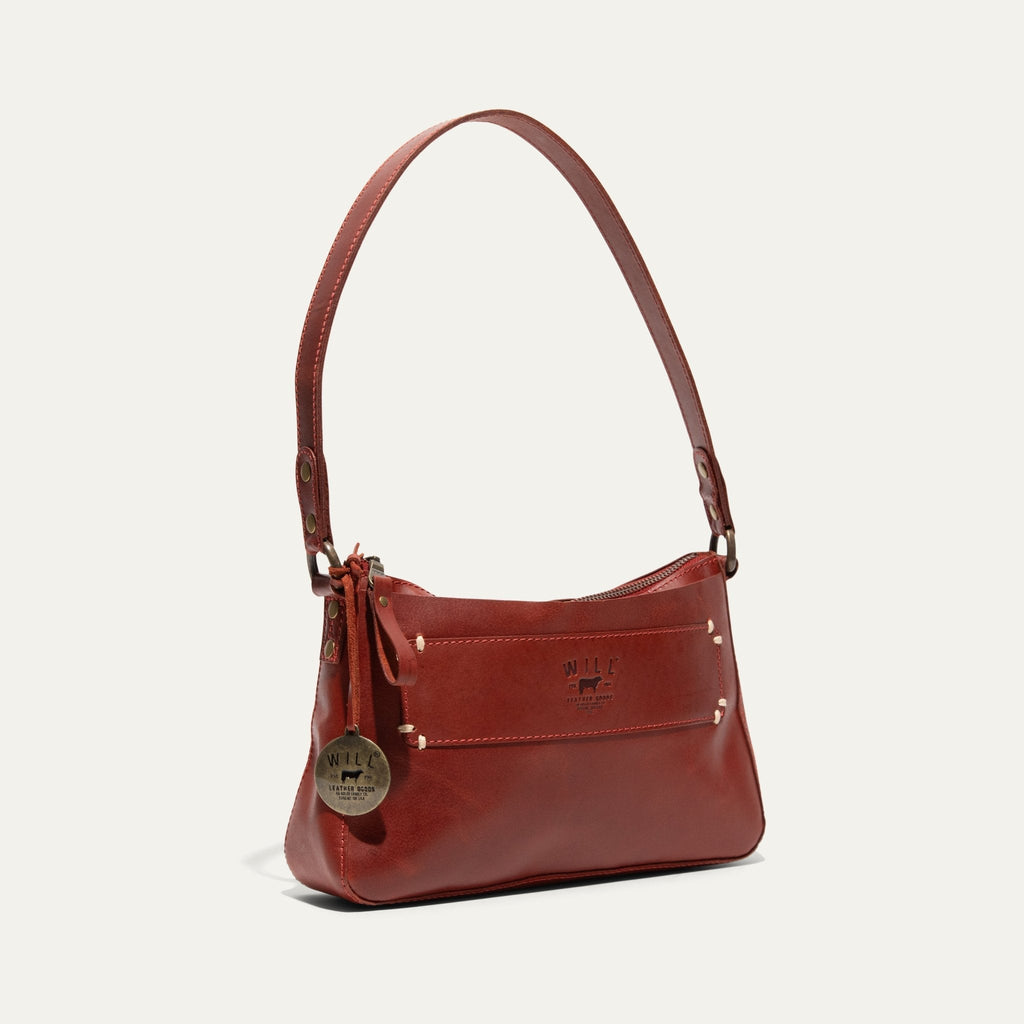Simple Mini Top Zip Shoulder Will Leather Goods
