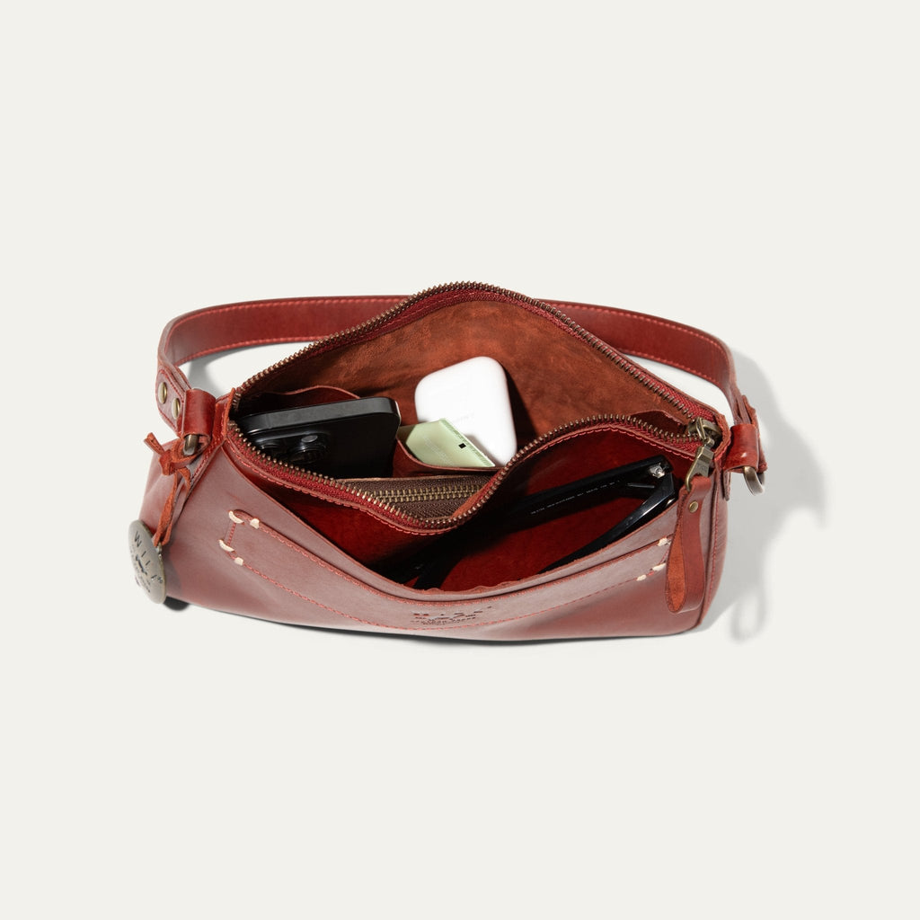 Simple Mini Top Zip Shoulder Will Leather Goods