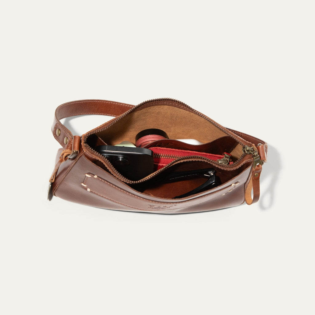 Simple Mini Top Zip Shoulder Will Leather Goods