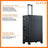 Aleon Aluminum 32″ Luggage Macro Plus Traveler Checked Luggage Aleon