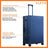 Aleon Aluminum 32″ Luggage Macro Plus Traveler Checked Luggage Aleon