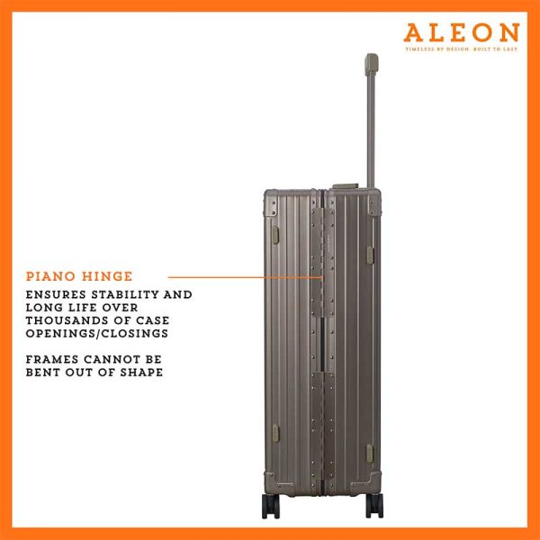 Aleon Aluminum 32″ Luggage Macro Plus Traveler Checked Luggage Aleon