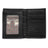 Boconi Garth Pebbled Leather L-Fold Leather Wallet Boconi