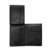 Boconi Garth Pebbled Leather L-Fold Leather Wallet Boconi