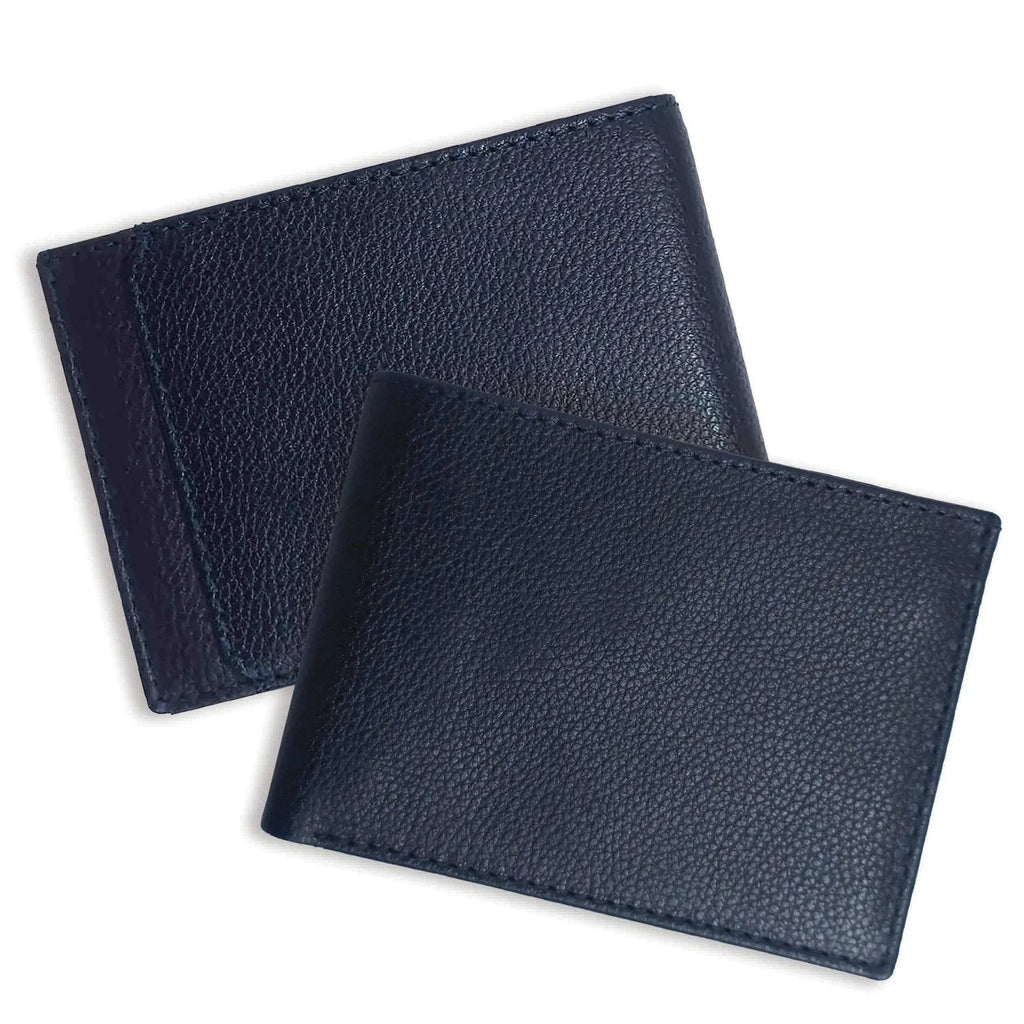 Boconi Garth Pebbled Leather Slim Bifold RFID-Protected Wallet Boconi