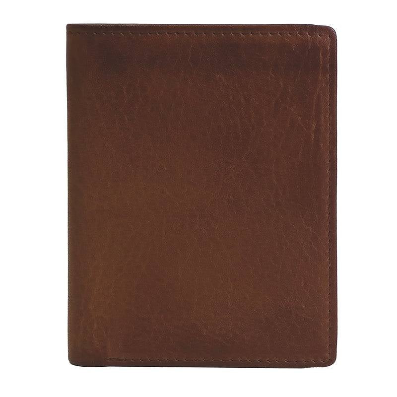 Boconi Darius North / South Front Pocket Leather Bifold Boconi