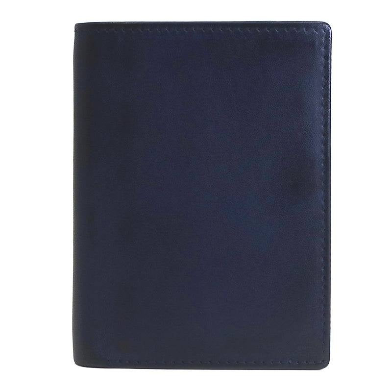 Boconi Darius North / South Front Pocket Leather Bifold Boconi