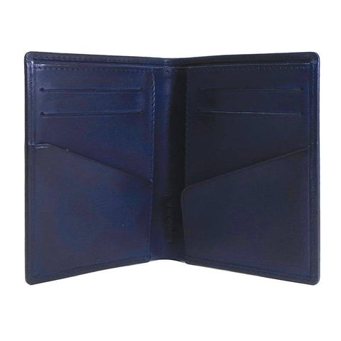 Boconi Darius North / South Front Pocket Leather Bifold Boconi