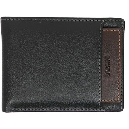 Boconi Garth Bifold Leather Wallet with Card Case Insert Boconi