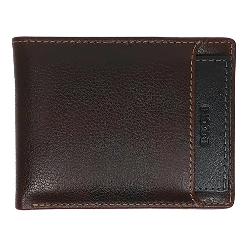 Boconi Garth Bifold Leather Wallet with Card Case Insert Boconi