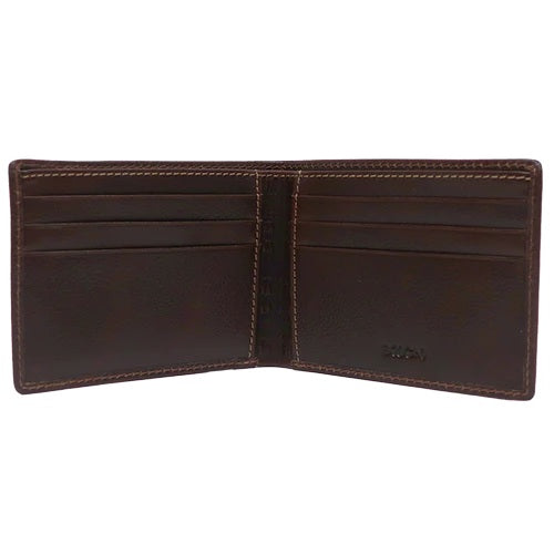 Boconi Garth Bifold Leather Wallet with Card Case Insert Boconi