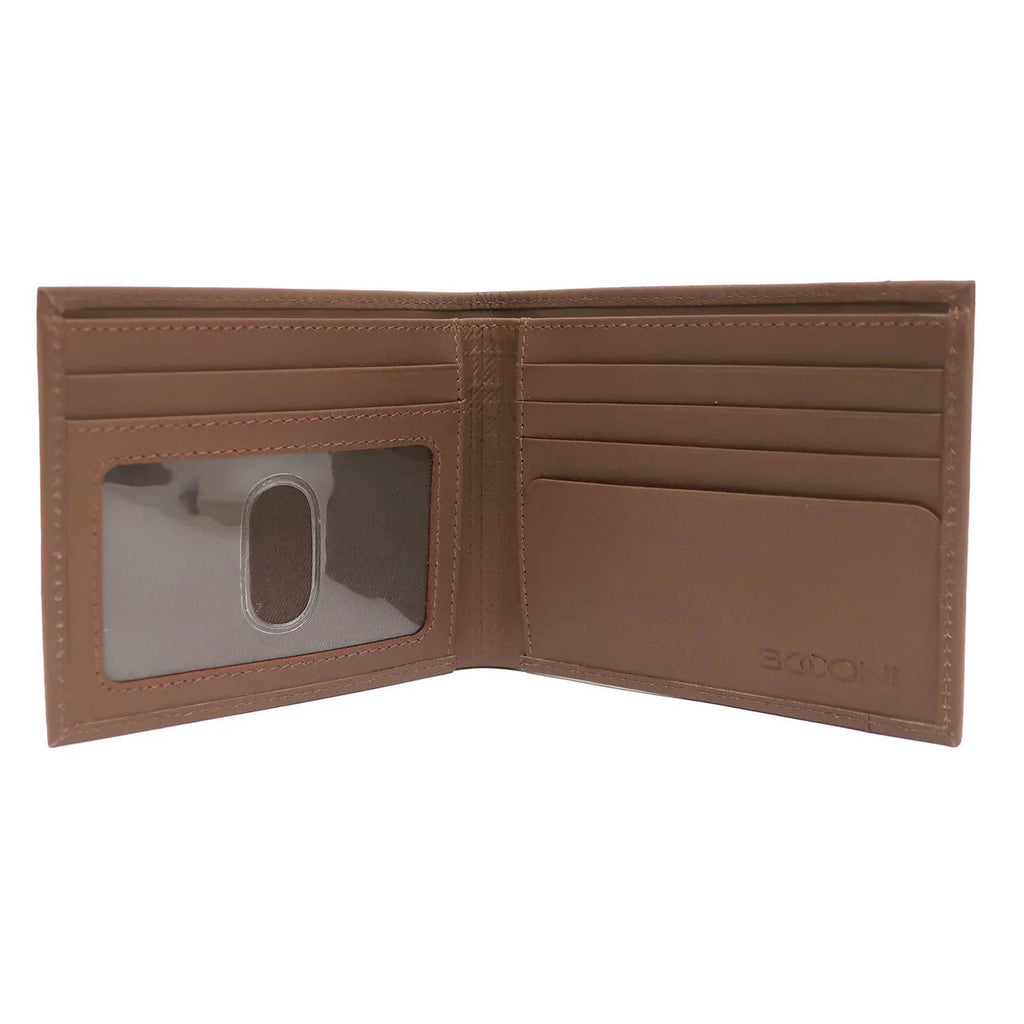 Boconi Antonio Bifold Soft Nappa Leather RFID Wallet Boconi