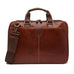 Boconi Garth Slim Leather Briefcase Zipster Boconi
